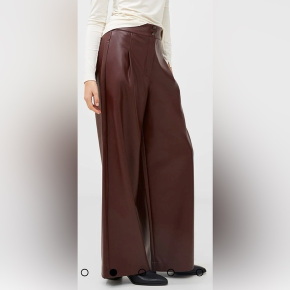 NWOT French Connection Viscose Wide Leg Pants - Picture 1 of 12